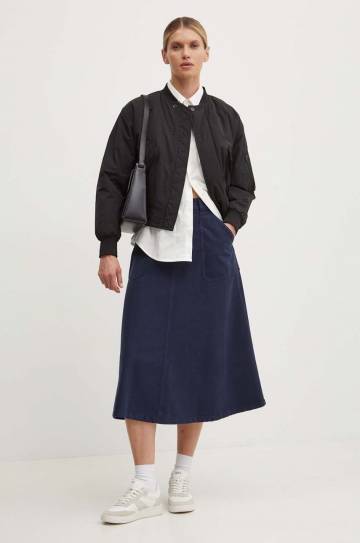 Куртка-бомбер A.P.C. blouson haley женский цвет чёрный переходная PSAIY.F02843 Куртка-бомбер A.P.C. blouson haley женский цвет чёрный переходная PSAIY.F02843
