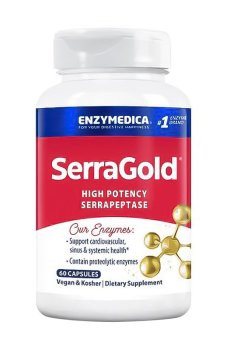 Серрапептаза Enzymedica High Potency Serrapeptase, 60 капсул