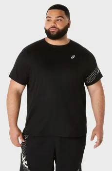 Мужская черная футболка Черный L Asics 2011D239-001