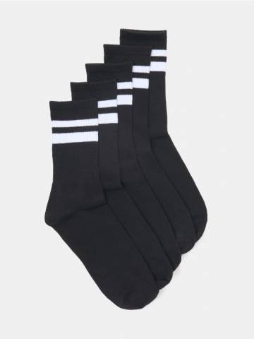 Основні шкарпетки 5 штук - чорний