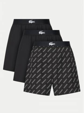 Lacoste Набір з 3 пар боксерів 7H1755 Чорний Regular Fit Lacoste Набір з 3 пар боксерів 7H1755 Чорний Regular Fit