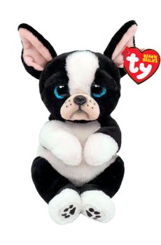 Детская мягконабивная игрушка TY Beanie Bellies Черно-белая собачка Tink, от 3 лет, 20 см (41054)