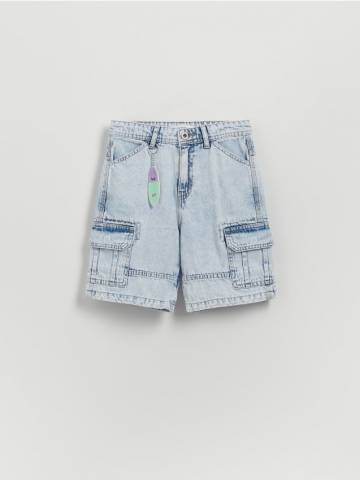 Reserved - BOYS` SHORTS & CHAIN - синій - 3510G-50J Reserved - BOYS` SHORTS & CHAIN - синій - 3510G-50J