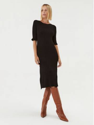 Bruuns Bazaar Трикотажна сукня Rivers Ilene BBW3566 Чорний Slim Fit Bruuns Bazaar Трикотажна сукня Rivers Ilene BBW3566 Чорний Slim Fit
