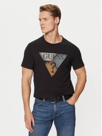 Guess Футболка M5RI14 J1314 Чорний Slim Fit Guess Футболка M5RI14 J1314 Чорний Slim Fit