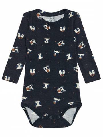 NAME IT Дитяче боді Soren 13187452 Cиній Regular Fit NAME IT Дитяче боді Soren 13187452 Cиній Regular Fit