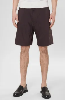 Мужские темно-коричневые льняные шорты Коричневый 48 BOSS 50561983;207