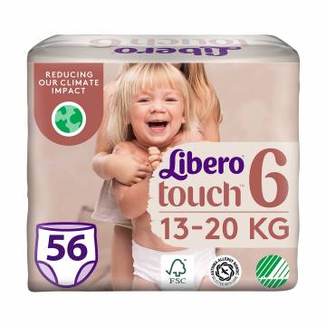 Набор подгузников-трусиков Libero Touch Pants размер 6 (13-20 кг), 2*28 шт Набор подгузников-трусиков Libero Touch Pants размер 6 (13-20 кг), 2*28 шт