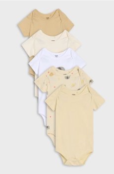 Боді, 5 шт. - білий