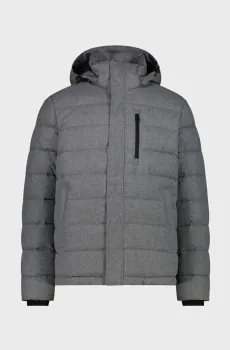 Мужская серая куртка ZIP HOOD SORONA AURA FL Серый 56 CMP 35K3767-U868