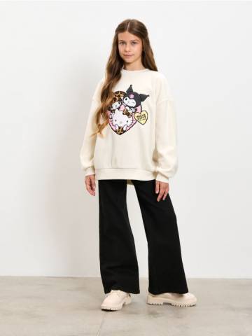 Джинси wide leg - чорний