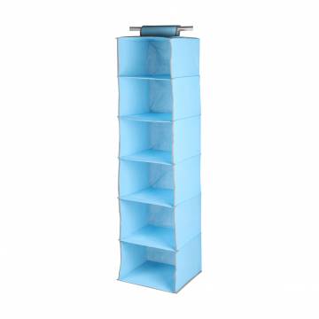 Кофр подвесной Handy Home Мишка, голубой, 6 секций, 30*30*120 см (UC-104) Кофр подвесной Handy Home Мишка, голубой, 6 секций, 30*30*120 см (UC-104)