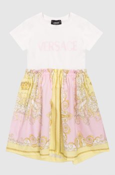 Детское платье с принтом логотипа