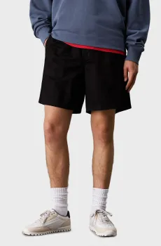 Мужские черные шорты LINEN SHORT Черный 31 Calvin Klein Jeans J30J327300