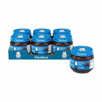 Детское фруктовое пюре Gerber Чернослив, от 6 месяцев, 6*80 г Детское фруктовое пюре Gerber Чернослив, от 6 месяцев, 6*80 г