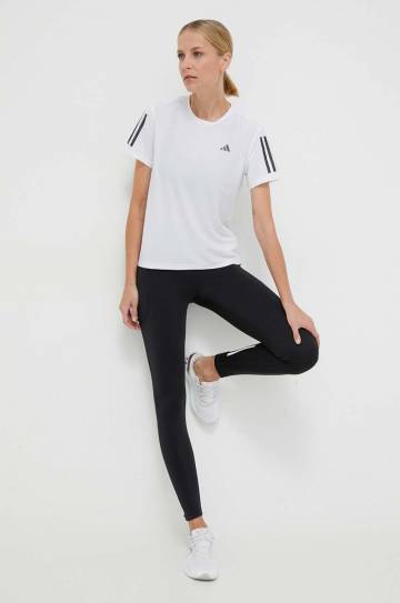 Футболка для бега adidas Performance Own the Run цвет белый Футболка для бега adidas Performance Own the Run цвет белый