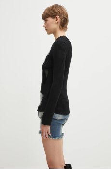 Свитер с добавлением шерсти MM6 Maison Margiela