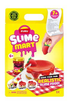 Игровой набор Slime Mart серии Shopping Bag Клубничный чизкейк, со слаймами, от 6 лет, 12 деталей (15901A)