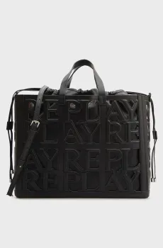 Женская черная сумка Черный ONESIZE Replay FW3837.000.A2002B