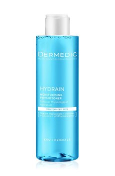 Увлажняющий физиотоник для лица Dermedic Hydrain Moisturising Physiotoner для сухой, очень сухой и обезвоженной кожи, 200 мл