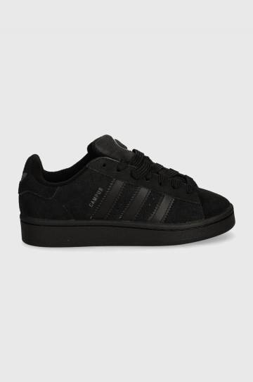 Детские замшевые кроссовки adidas Originals CAMPUS 00s цвет чёрный JI4395 Детские замшевые кроссовки adidas Originals CAMPUS 00s цвет чёрный JI4395
