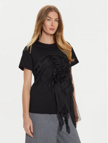 TWINSET Футболка 242AT2121 Чорний Regular Fit TWINSET Футболка 242AT2121 Чорний Regular Fit