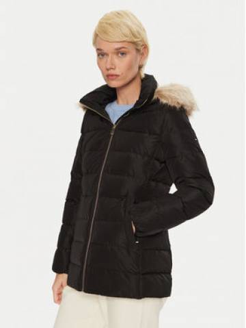 Tommy Hilfiger Пуховик WW0WW43600 Чорний Regular Fit