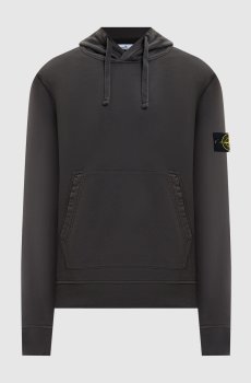 Серые худи с логотипом