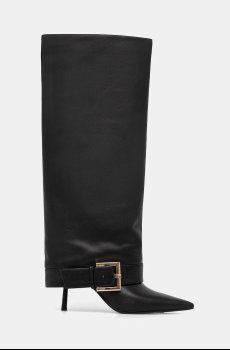 Кожаные сапоги Answear.LAB