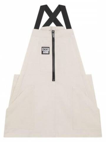 DKNY Повсякденна сукня D32870 S Білий Regular Fit DKNY Повсякденна сукня D32870 S Білий Regular Fit