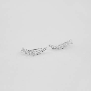 Серебряные серьги Minimal 520918б Серебряные серьги Minimal 520918б