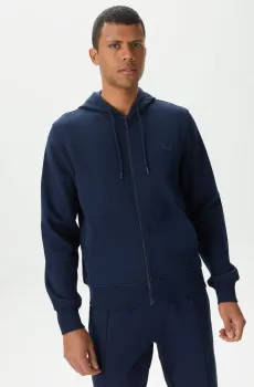 Мужская синяя толстовка Синий S Lacoste SH0307166