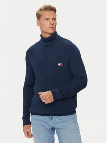 Tommy Jeans Гольф Badge DM0DM19434 Cиній Slim Fit Tommy Jeans Гольф Badge DM0DM19434 Cиній Slim Fit