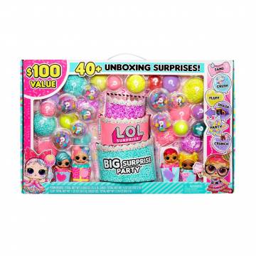 Игровой набор с куклами L.O.L. Surprise! Большая вечеринка сюрприз, 9*56*35 см, от 3 лет, 77 деталей (120957) Игровой набор с куклами L.O.L. Surprise! Большая вечеринка сюрприз, 9*56*35 см, от 3 лет, 77 деталей (120957)