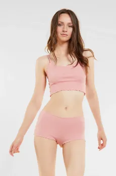 Женский розовый топ PLANT DYED Розовый L Etam 6528286