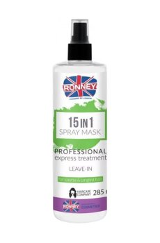 Несмываемый спрей-маска Ronney 15 In 1 Spray Mask для распутывания волос, 285 мл