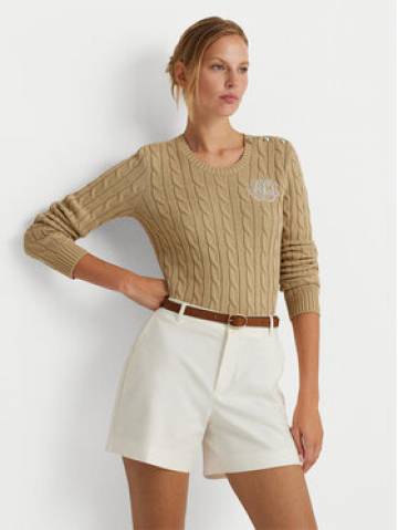 Lauren Ralph Lauren Светр 200925325005 Бежевий Slim Fit Lauren Ralph Lauren Светр 200925325005 Бежевий Slim Fit