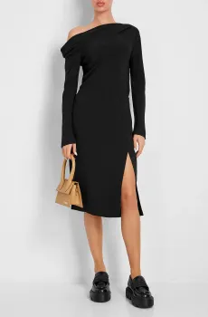 Женское черное платье Черный 4 Theory N0709603