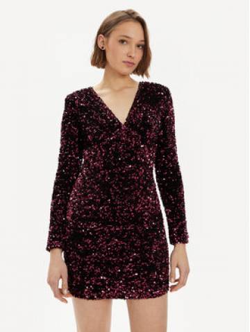 Gina Tricot Коктейльна сукня 21349 Бордовий Slim Fit Gina Tricot Коктейльна сукня 21349 Бордовий Slim Fit