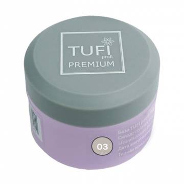 База для гель-лака Tufi profi Premium Rubber French Base 03 Розовый персик, 30 мл База для гель-лака Tufi profi Premium Rubber French Base 03 Розовый персик, 30 мл