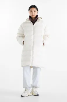 Женская белая куртка Boston Long Puffer Белый S New Balance WJ62Y0KBLIN
