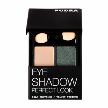 Компактные двойные тени для век Pudra Cosmetics Perfect Look Eye Shadow 03, 4.2 г Компактные двойные тени для век Pudra Cosmetics Perfect Look Eye Shadow 03, 4.2 г