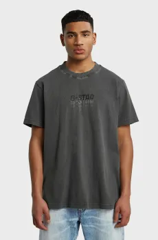 Мужская темно-серая футболка Multi Серый L G-Star RAW D26049,C756