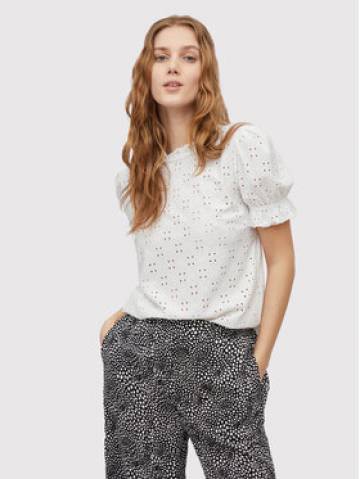 Vila Блузка Kawa 14070251 Білий Regular Fit Vila Блузка Kawa 14070251 Білий Regular Fit
