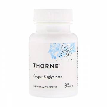 Медь бисглицинат Thorne Research Copper Bisglycinate, 60 капсул Медь бисглицинат Thorne Research Copper Bisglycinate, 60 капсул
