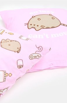 Наволочки 2 шт Pusheen the Cat - світло-ліловий