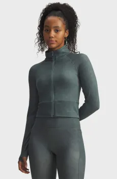 Женская синяя спортивная кофта Meridian Suede FZ Синий L Under Armour 6007093-587