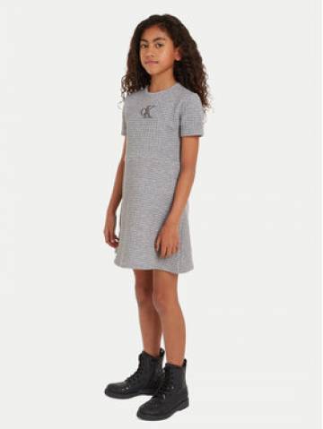 Calvin Klein Jeans Повсякденна сукня IG0IG02585 Сірий Regular Fit Calvin Klein Jeans Повсякденна сукня IG0IG02585 Сірий Regular Fit