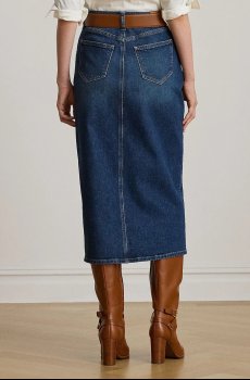 Джинсовая юбка Lauren Ralph Lauren