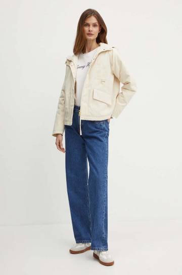 Хлопковая футболка Tommy Hilfiger женская цвет белый WW0WW43459 Хлопковая футболка Tommy Hilfiger женская цвет белый WW0WW43459